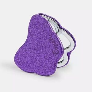 Coach Purple Glitter Compact Mirror